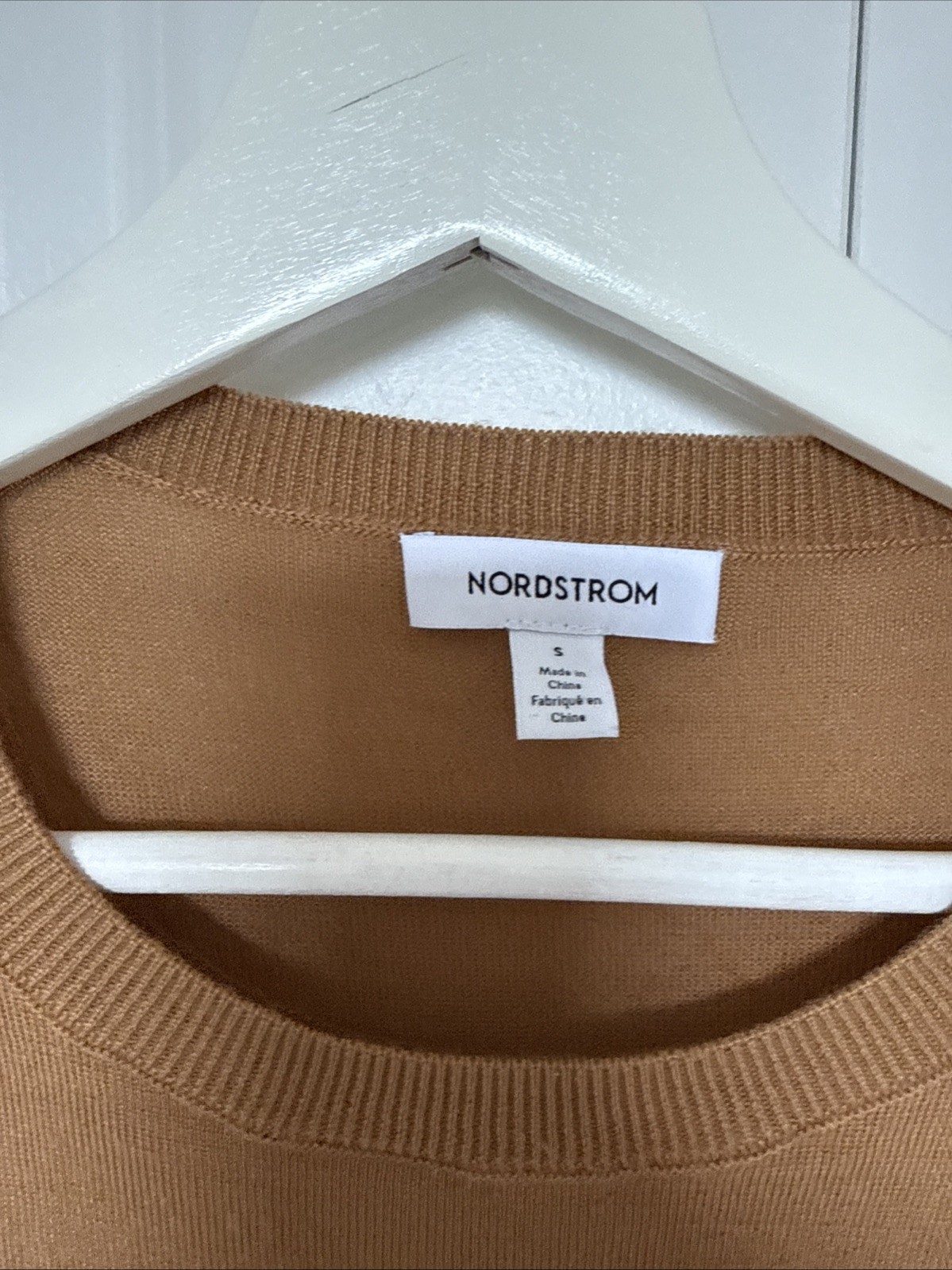 Nordstrom Pleaded Wool Top Dress Flowy Skirt Longsleeve Size S