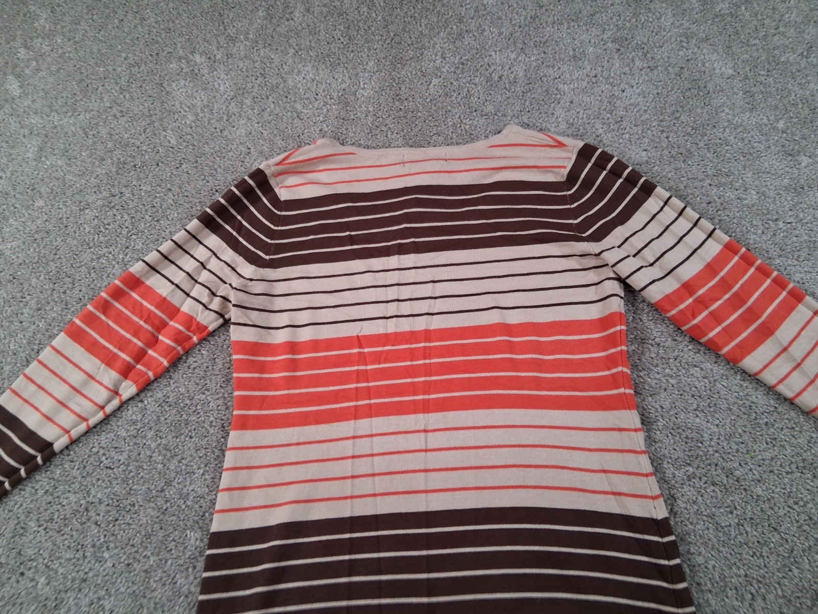 SayWhat 1X Womens Sweater Dress Rayon Blend Beige Stripe NWOT