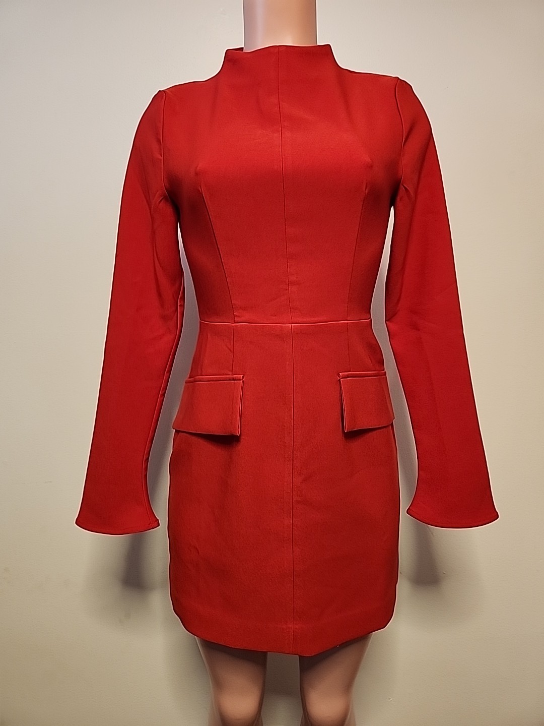 Nwt Commense Women’s red Mini Dress Size Extra Small