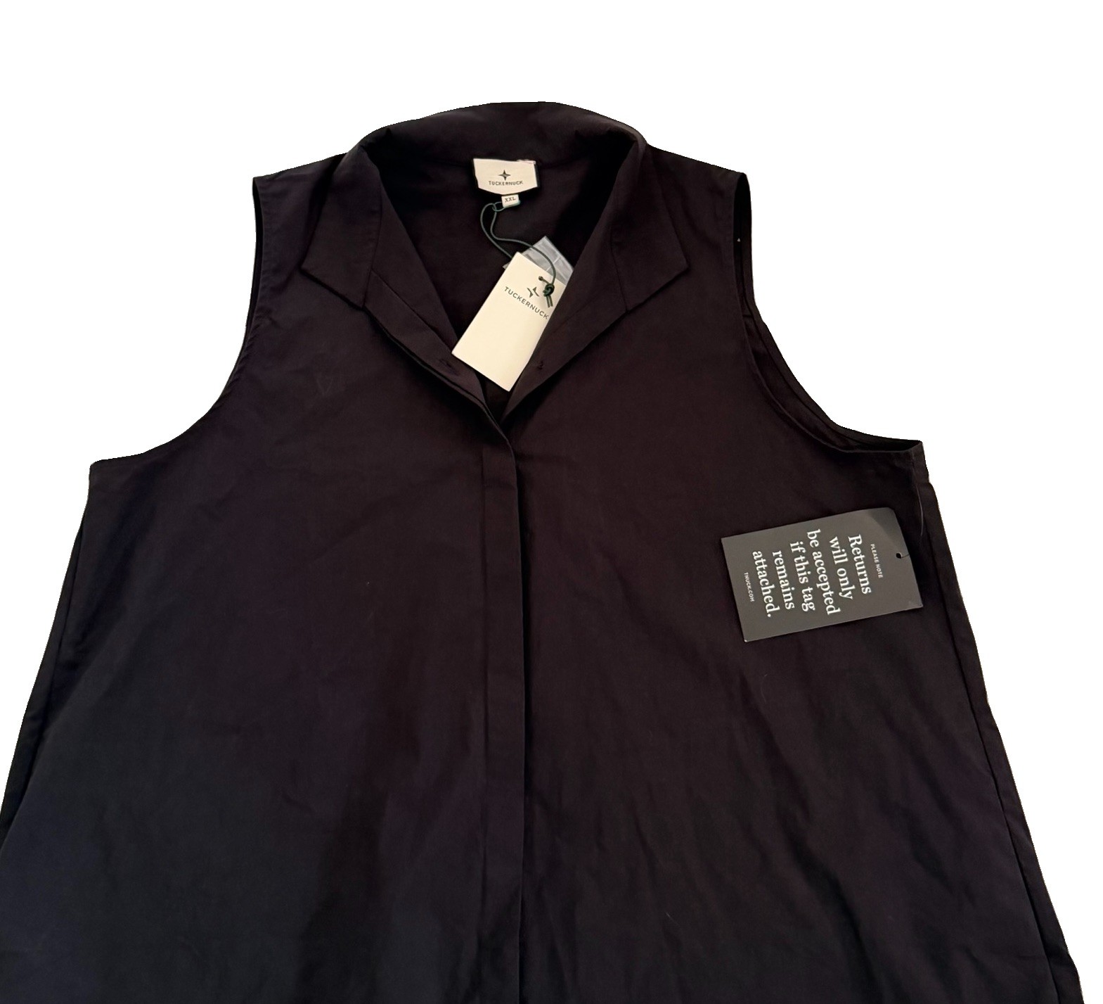 New Tuckernuck Black Sleeveless Charlie Dress XXL NWT
