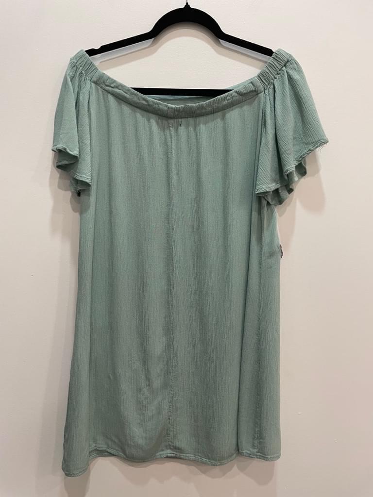 Style Envy Gauzy Floral Embroidered Off Shoulder Mini Dress S Fairy Grunge Beach