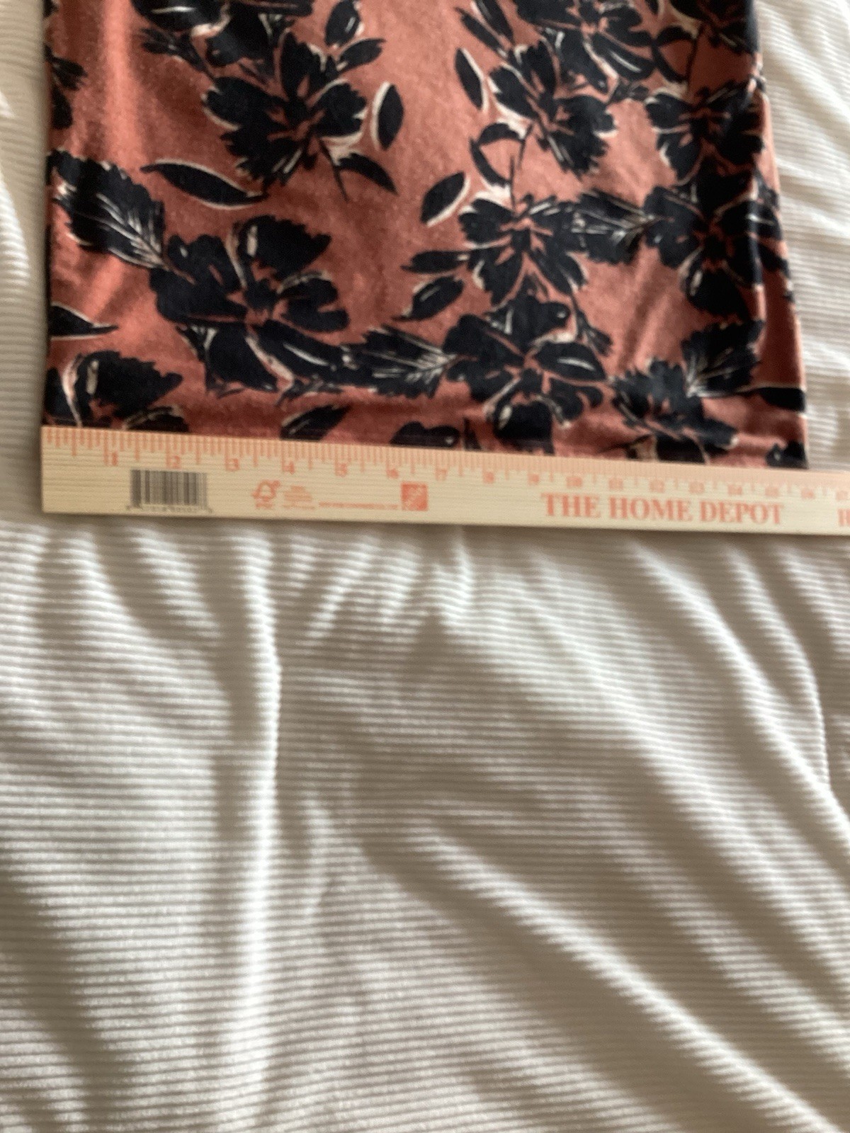 FOREVER 21 Rust Black Floral Sheath Dress Sleeveless Knee Length Size L