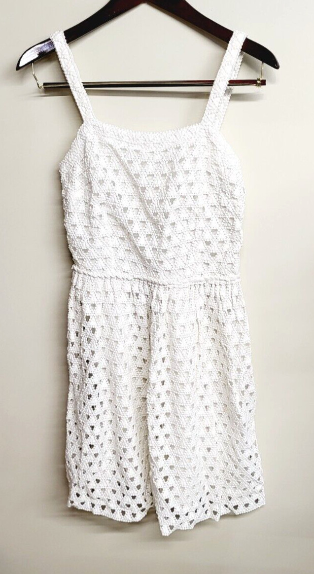 Michael Kors Women’s Crochet White Shoulder Strap Summer Dress Size 2 NWOT!!!