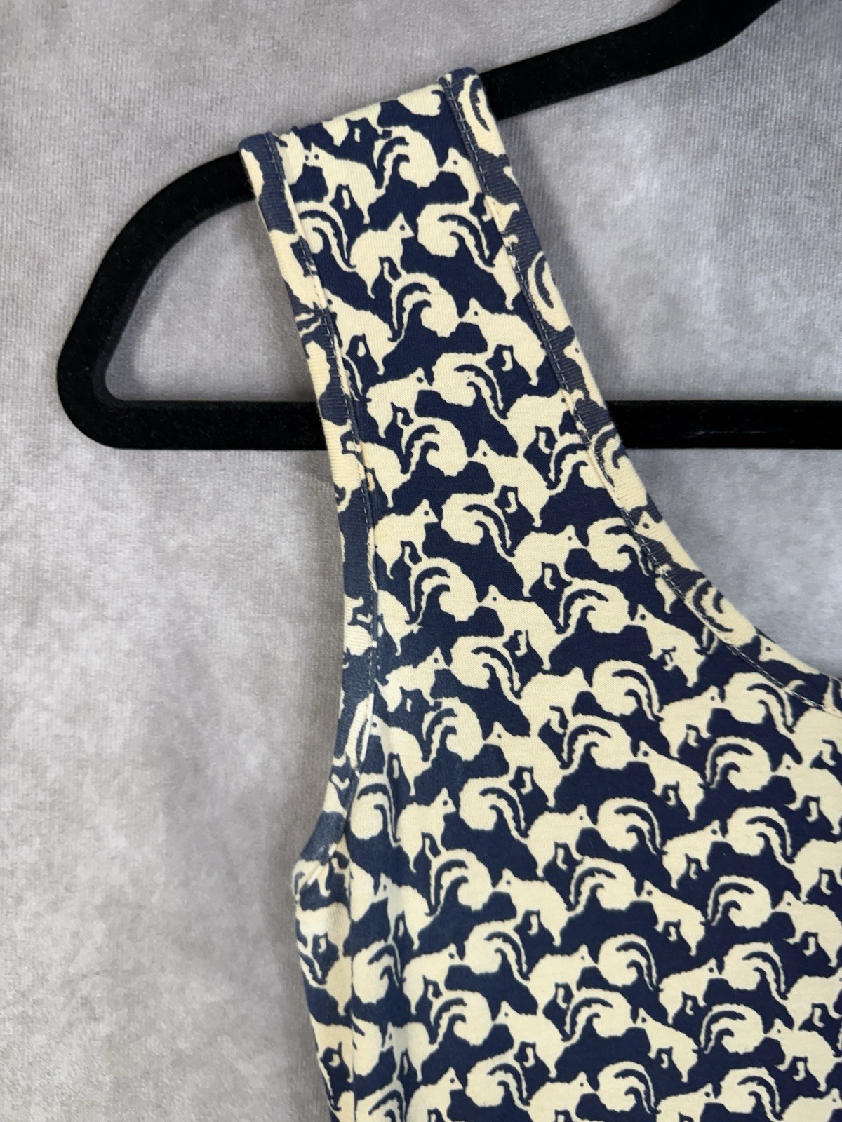 Effie’s Heart Fit & Flare Squirrel Tank Dress In Blue Women’s Size S