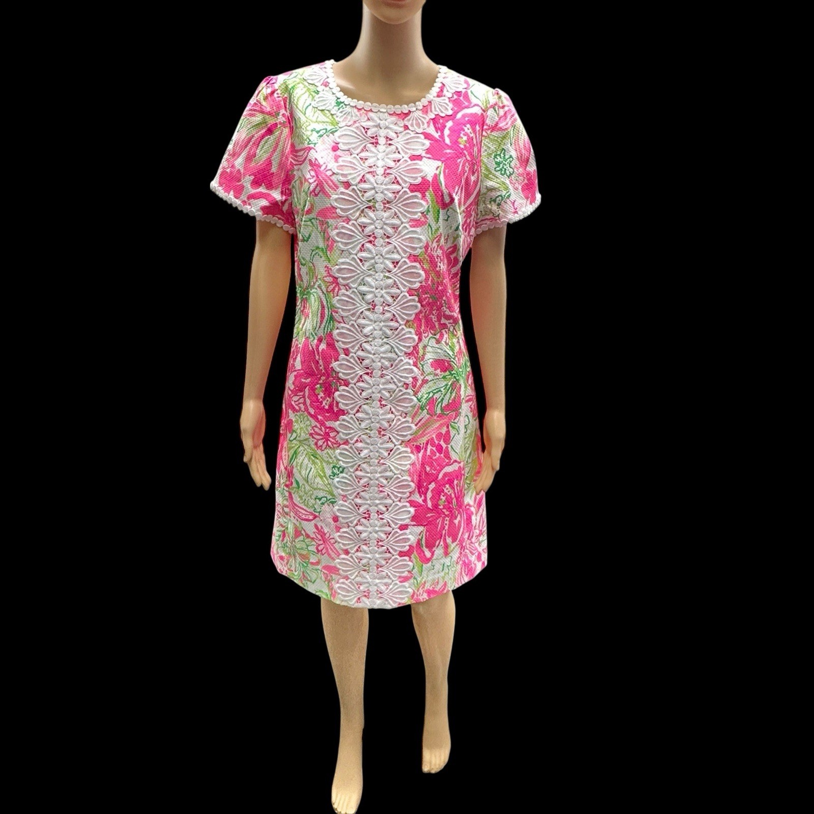 Lilly Pulitzer Maisie Stretch Piqué Shift Dress Koala Me Maybe Size 12 /cb
