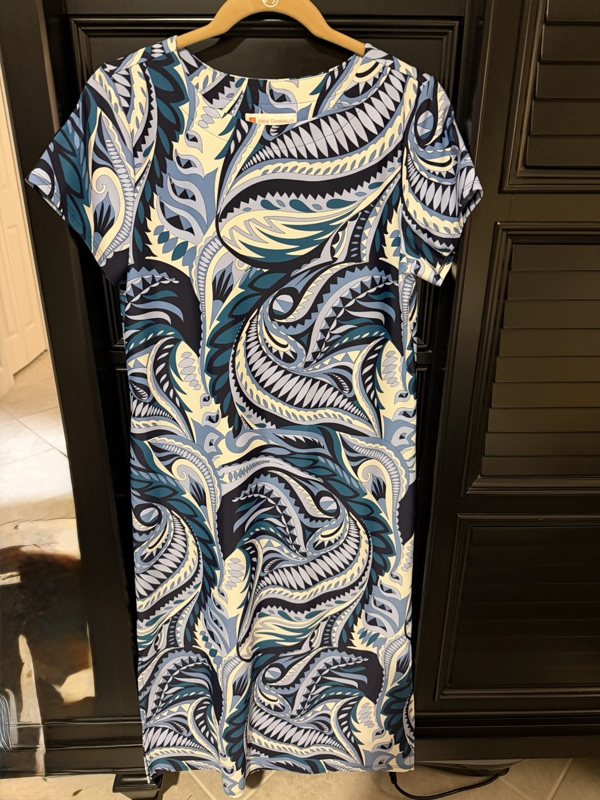 Jude Connolly Midi Long Blue Dress Size S