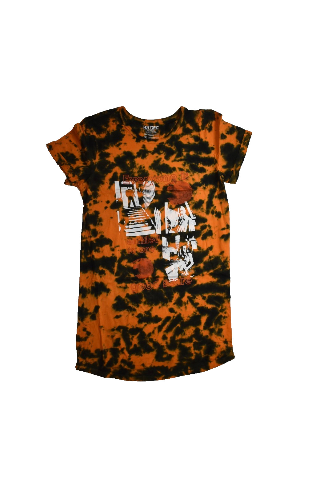 Halloween Michael Myers One Good Scare Tie-Dye Juniors T-Shirt Dress NWT XS-XL