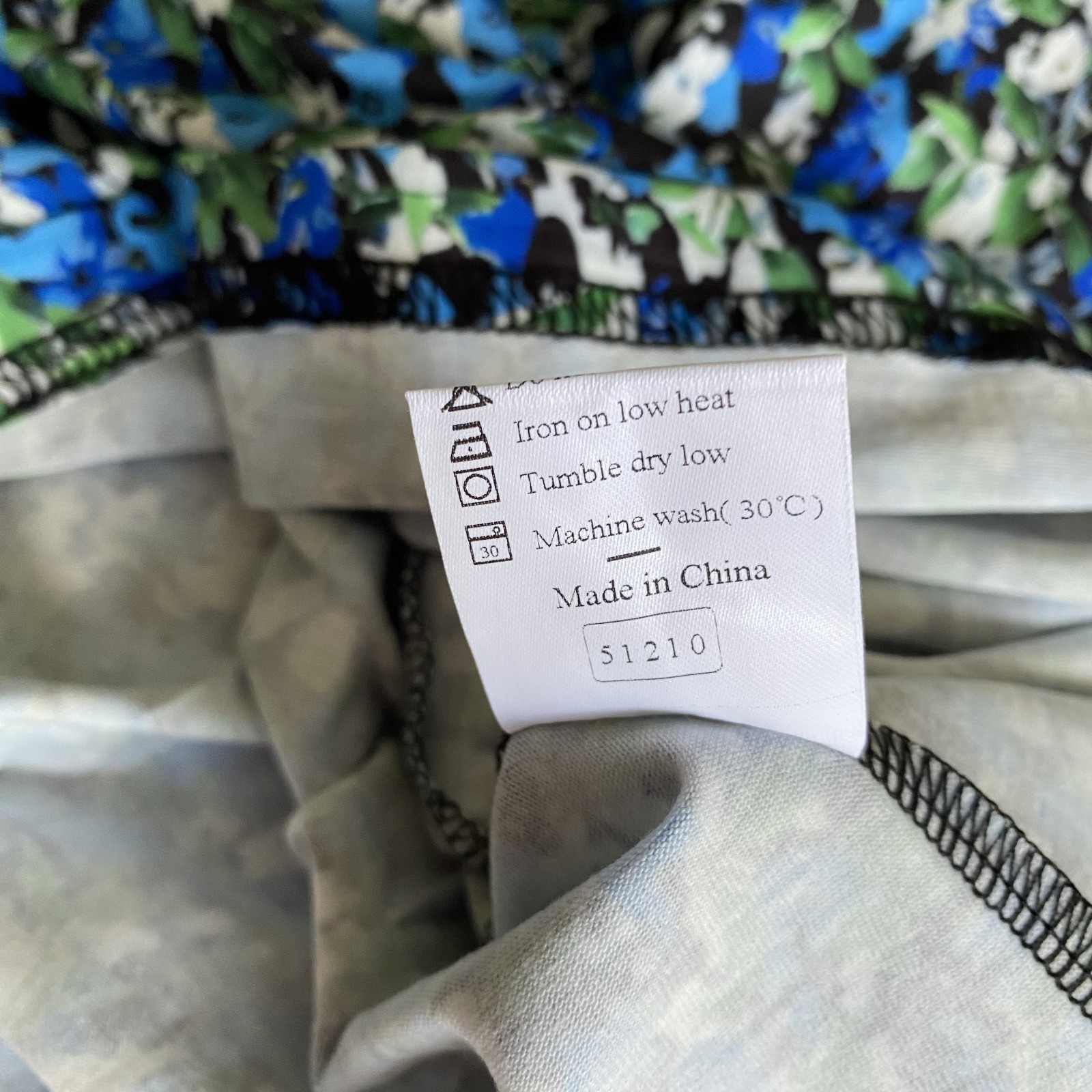 NWOT Womens Small Blue White Floral Causal Tank Dress Sleeveless Pockets