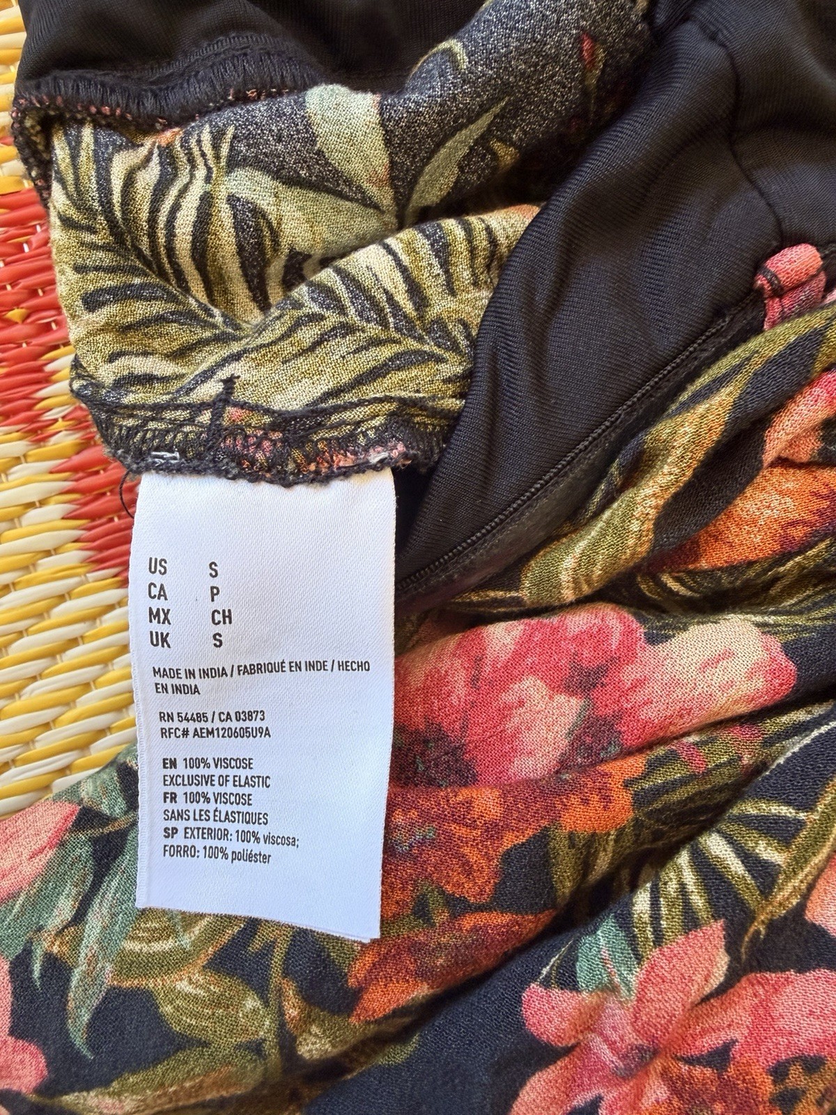 American Eagle Strapless Romper Sz S Floral Multicolor-Romantic