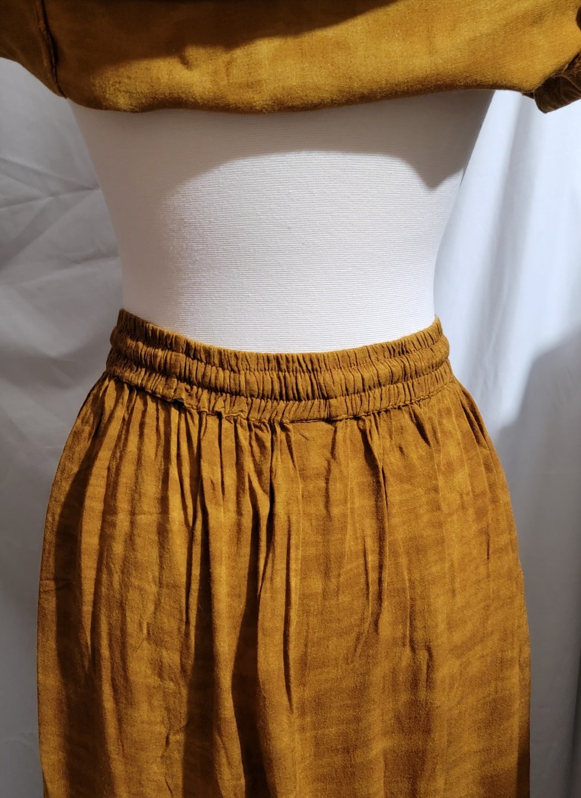 BLACK MAGIC BOHO STYLE 2 PC WOMEN XL TOP /MATCHING SKIRT/BROWN & PRETTY GIRAFFES
