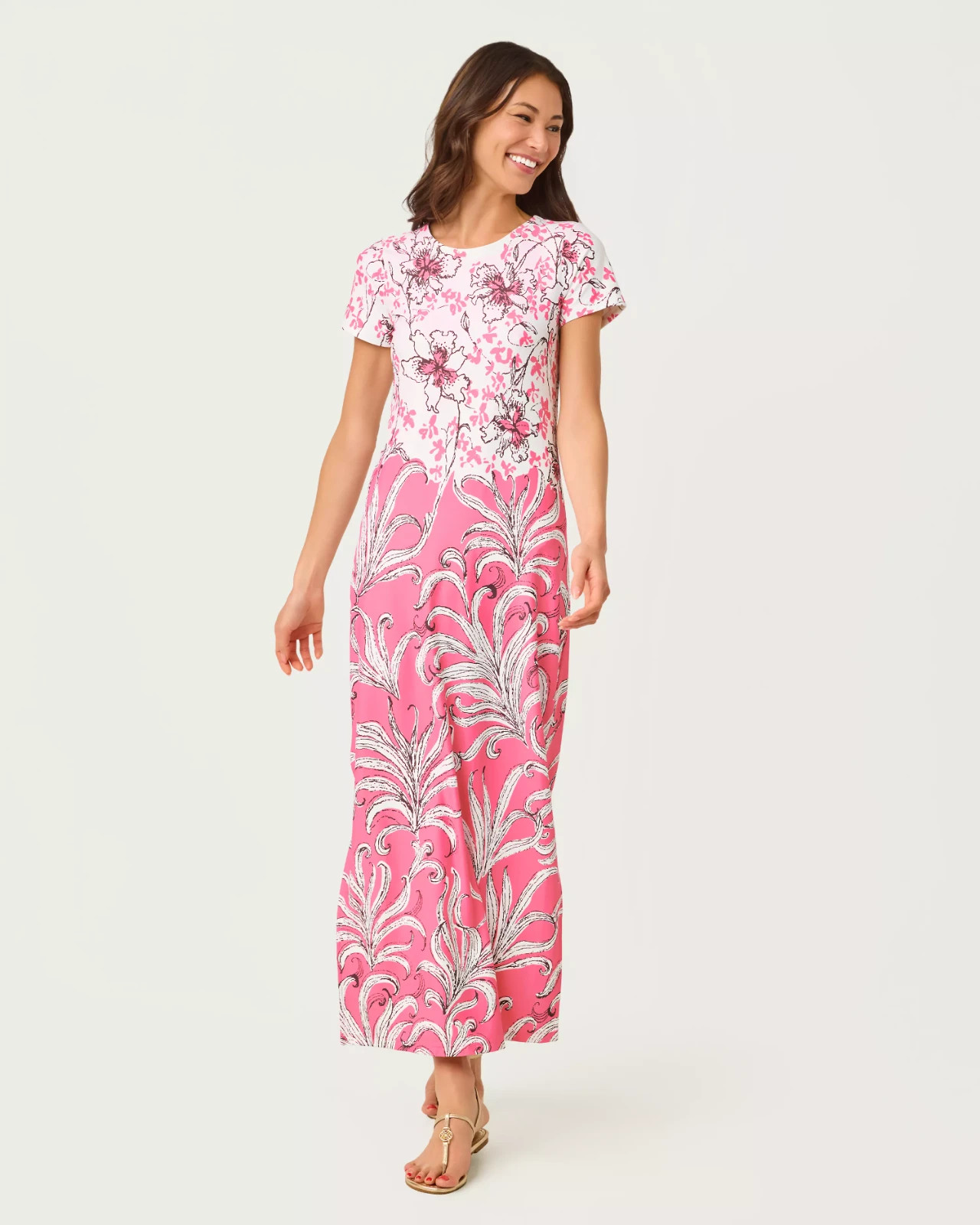 NWT Lilly Pulitzer UPF 50+ ChillyLilly Kaden Maxi Dress 2 Color , Choose Size !