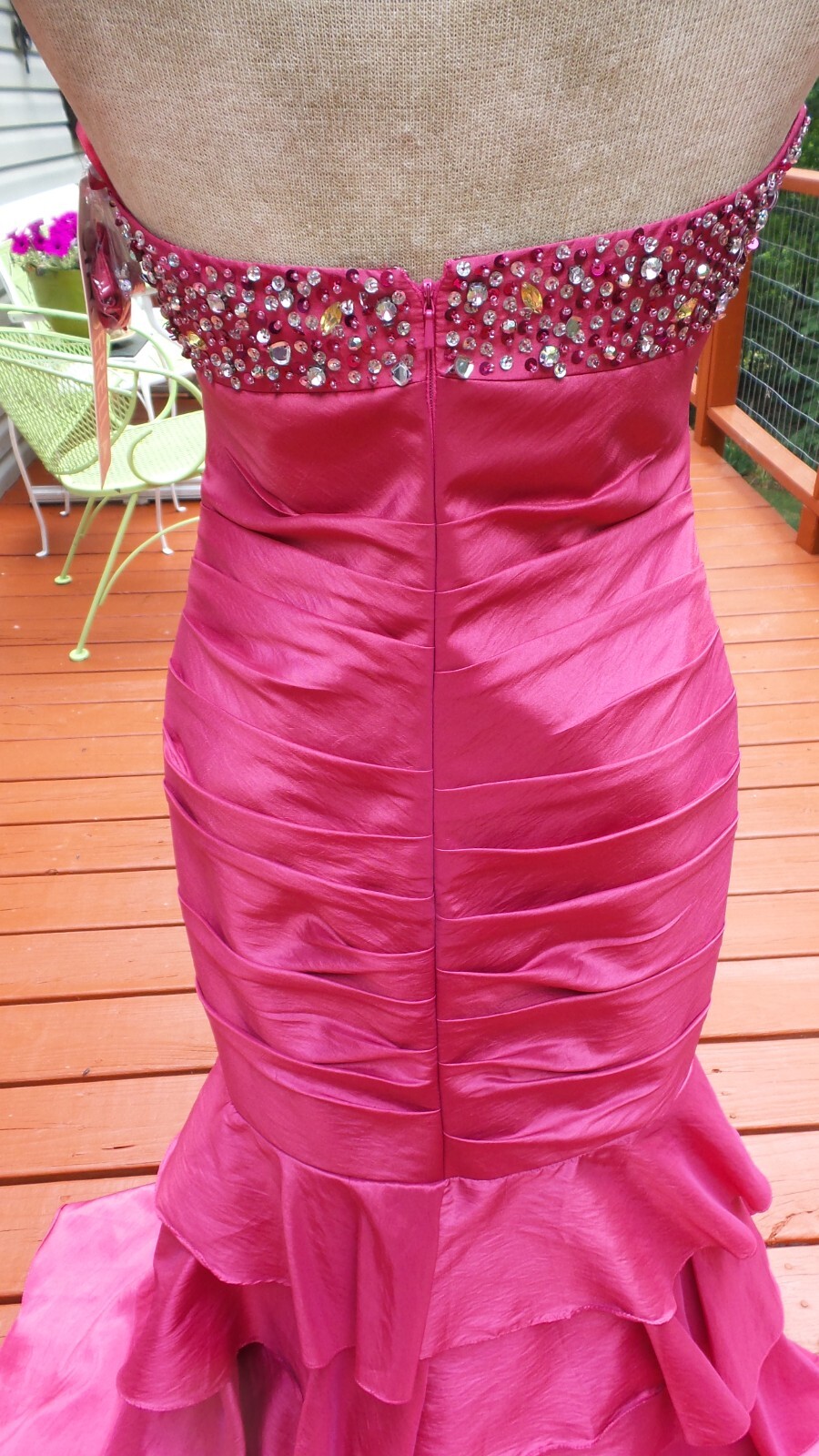 NEW Cinderella – Raspberry Pink Holiday Party Formal Evening Prom Dress size 8/M