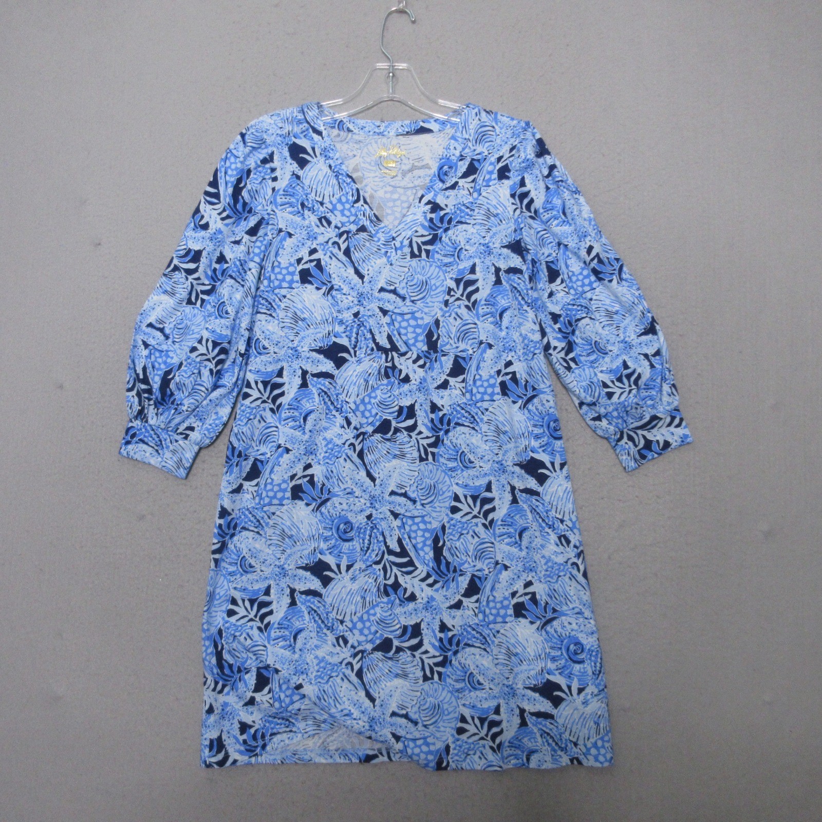 Lilly Pulitzer Dress Cass Coastal Constellation Cotton Beachy Shift Resort NWT