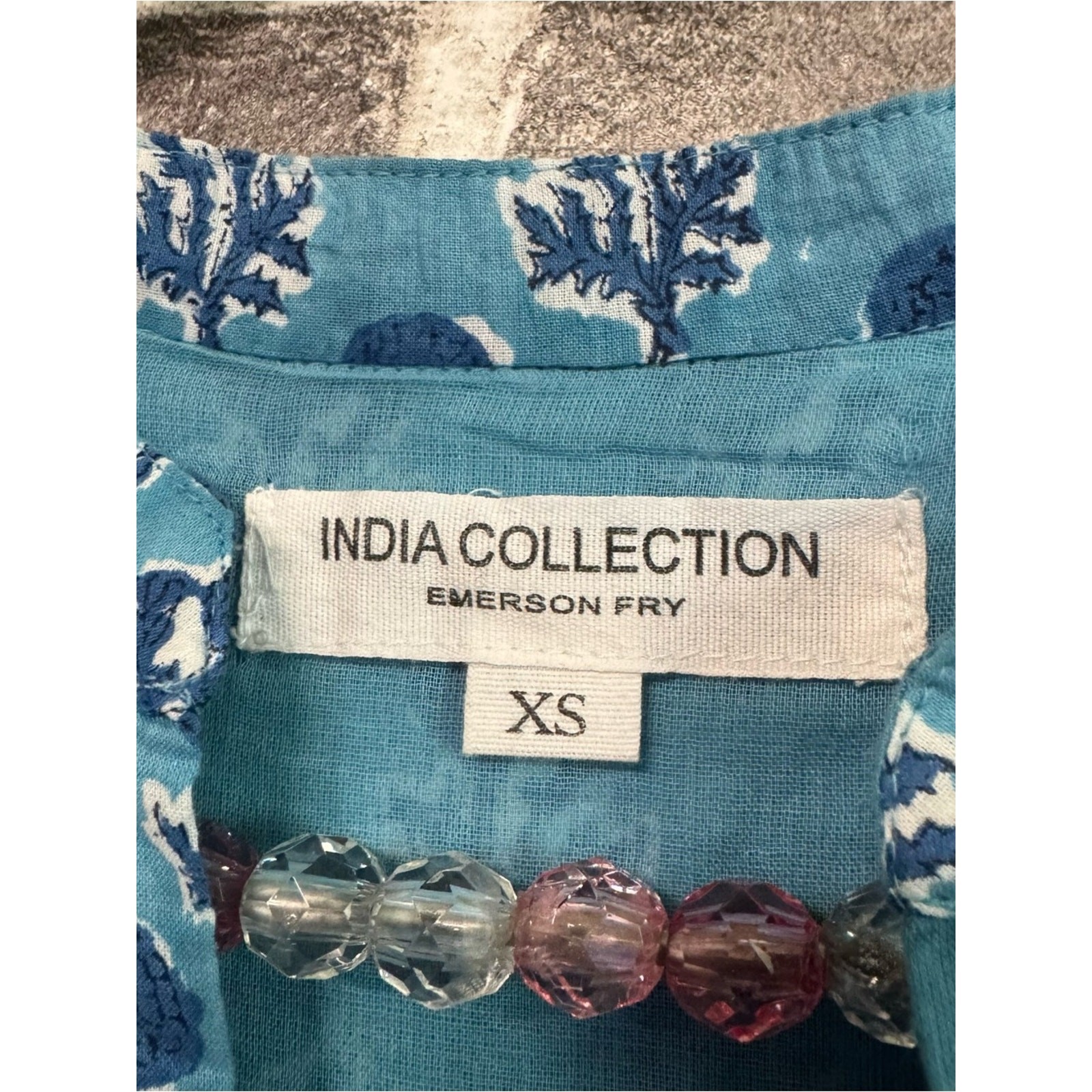 India Collection BY EMERSON FRY Danube Little Marigolds Frances 2 Dress XS