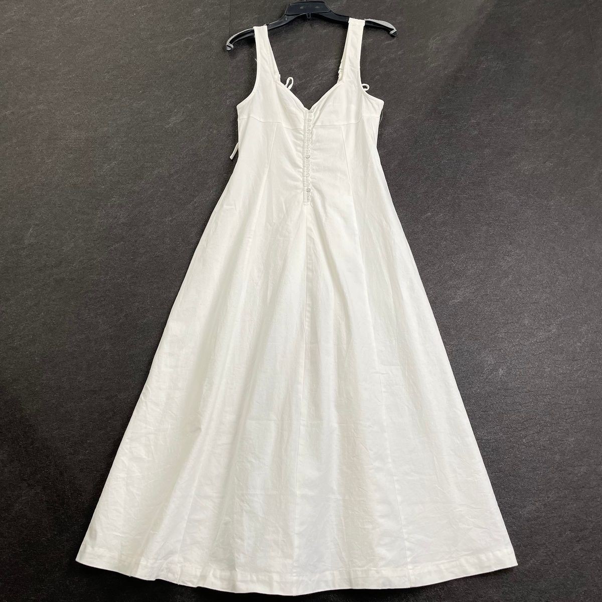 WE THE FREE Holland Stretch Linen Midi Dress Women’s Size S Ivory
