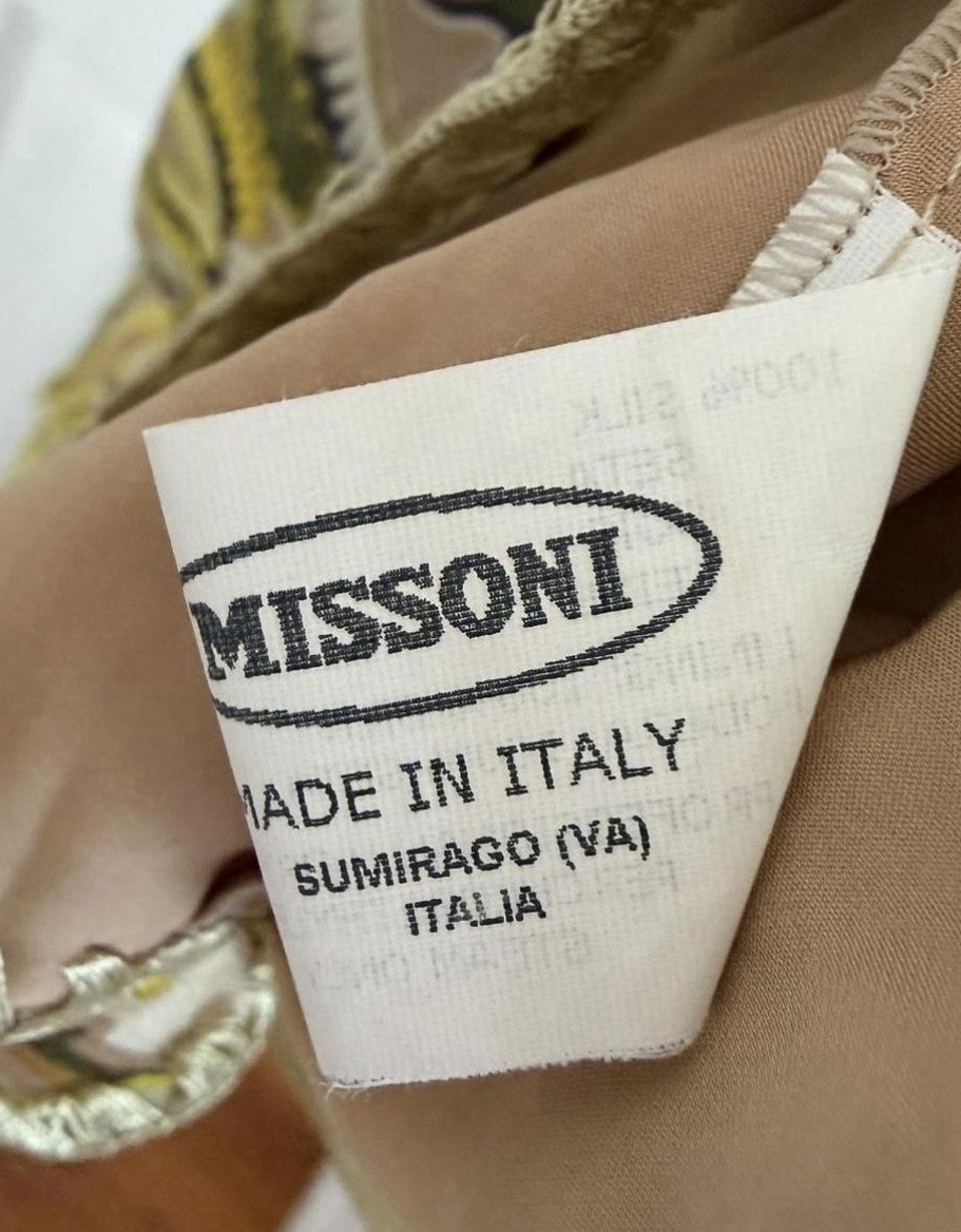 Missoni Silk Embroidered Dress – Size: 44 – Medium