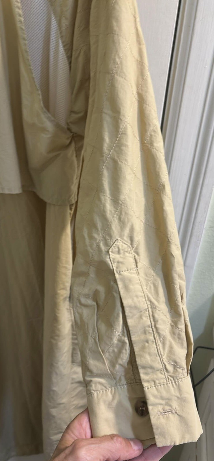 Lady Captain The Captain Tunic, Beige Shirt Dress/Cover Up