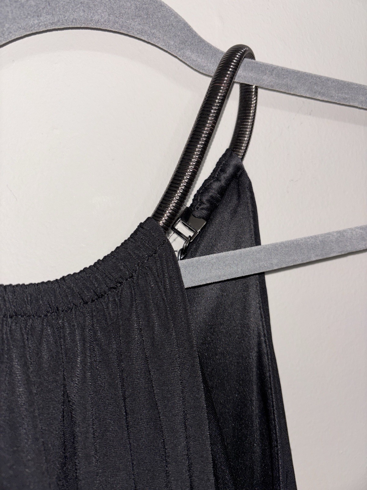 Jessica Simpson Black Sequin Lace Halter Cocktail Dress Size 8
