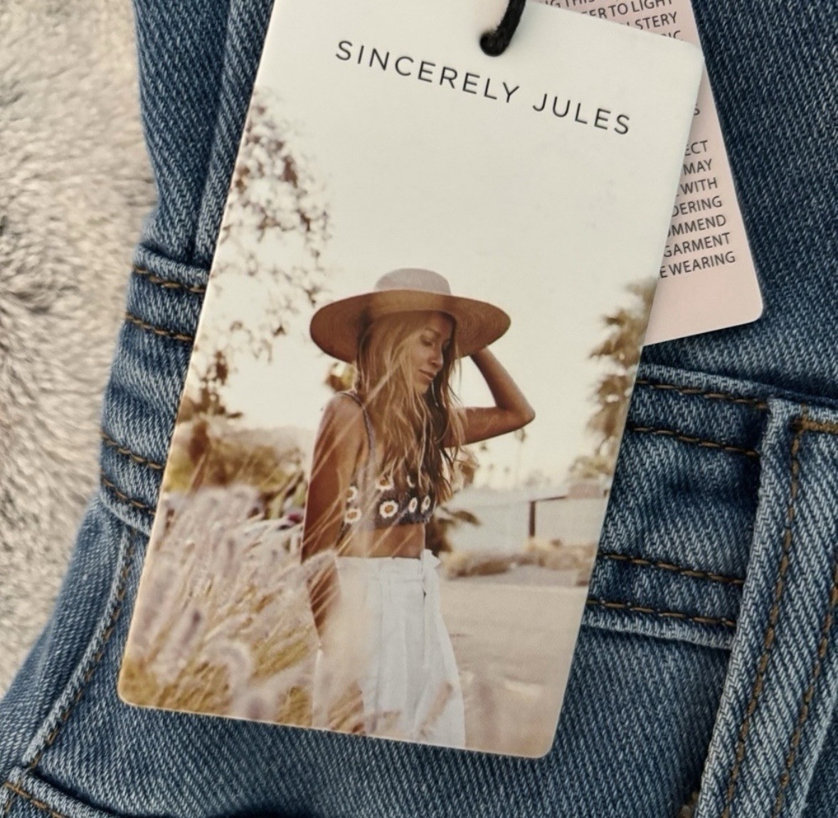Sincerely Jules Blue Denim Strapless Button Front Smocked Pocket Midi Dress S