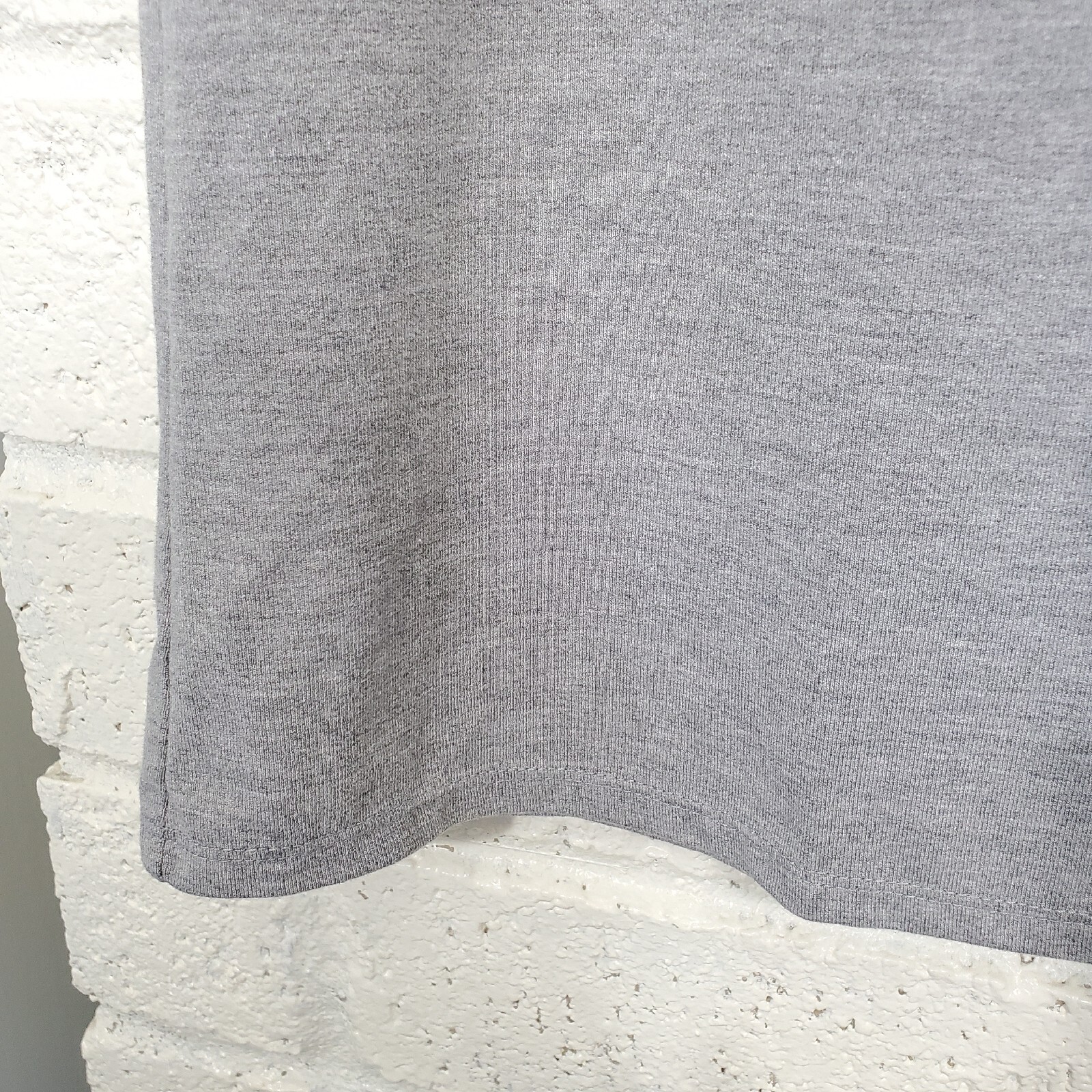Fabletics Yani Mini Dress Size Medium Heathered Gray Jersey Knit Athleisure