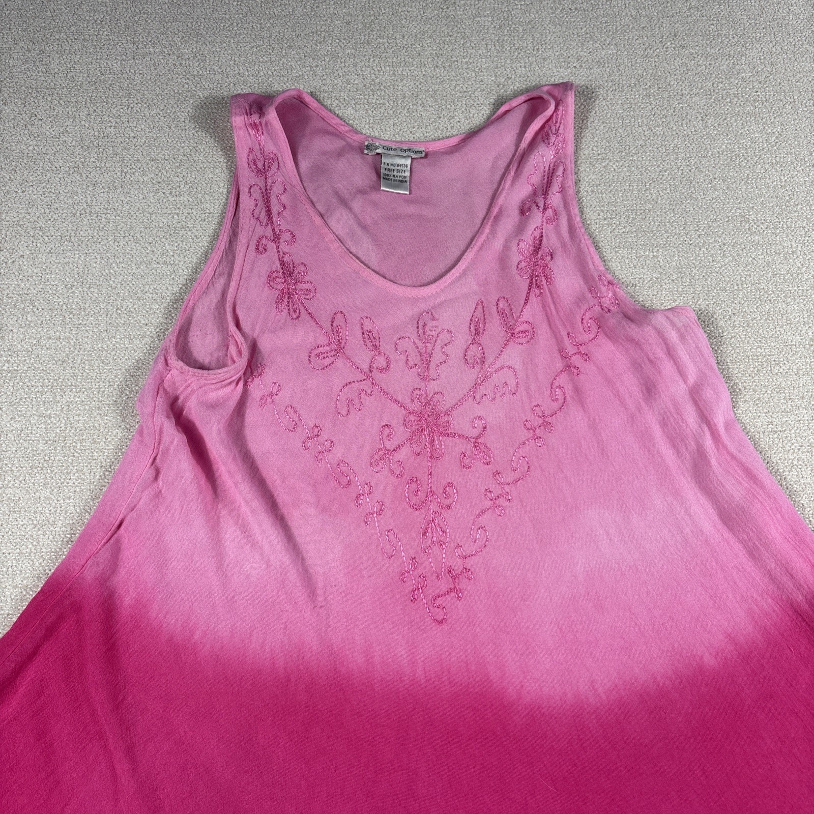 Cute Options Spring Summer Dress/Cover/Ocean Lake Wear Women Free Size See Meas.