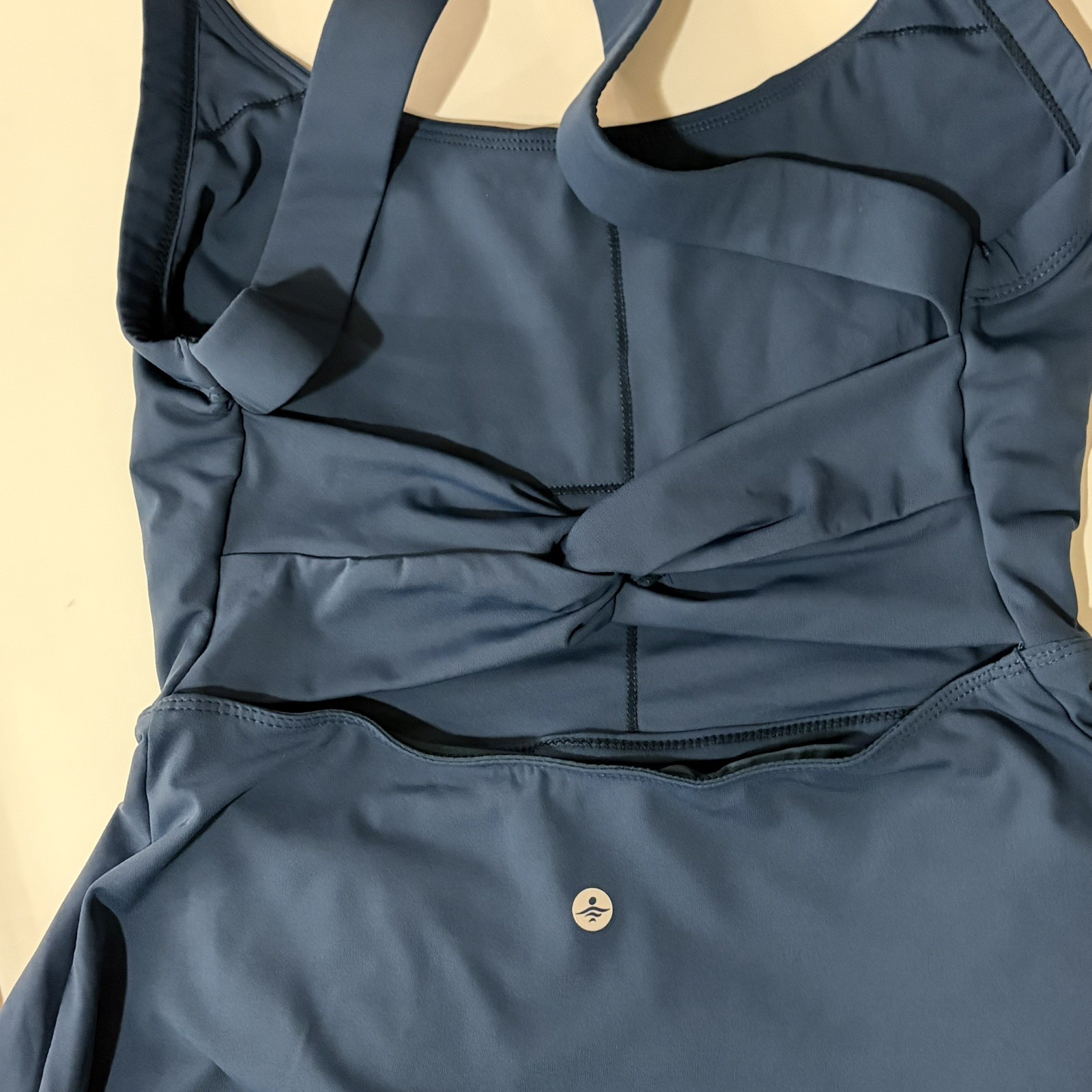 Halara Athletic Dress S Blue Softlyzero Airy Twisted Easy Peezy Dance Active NWT