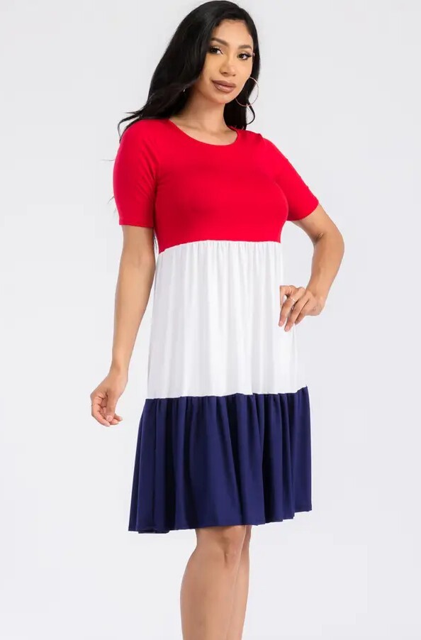 Red White & Blue Dress