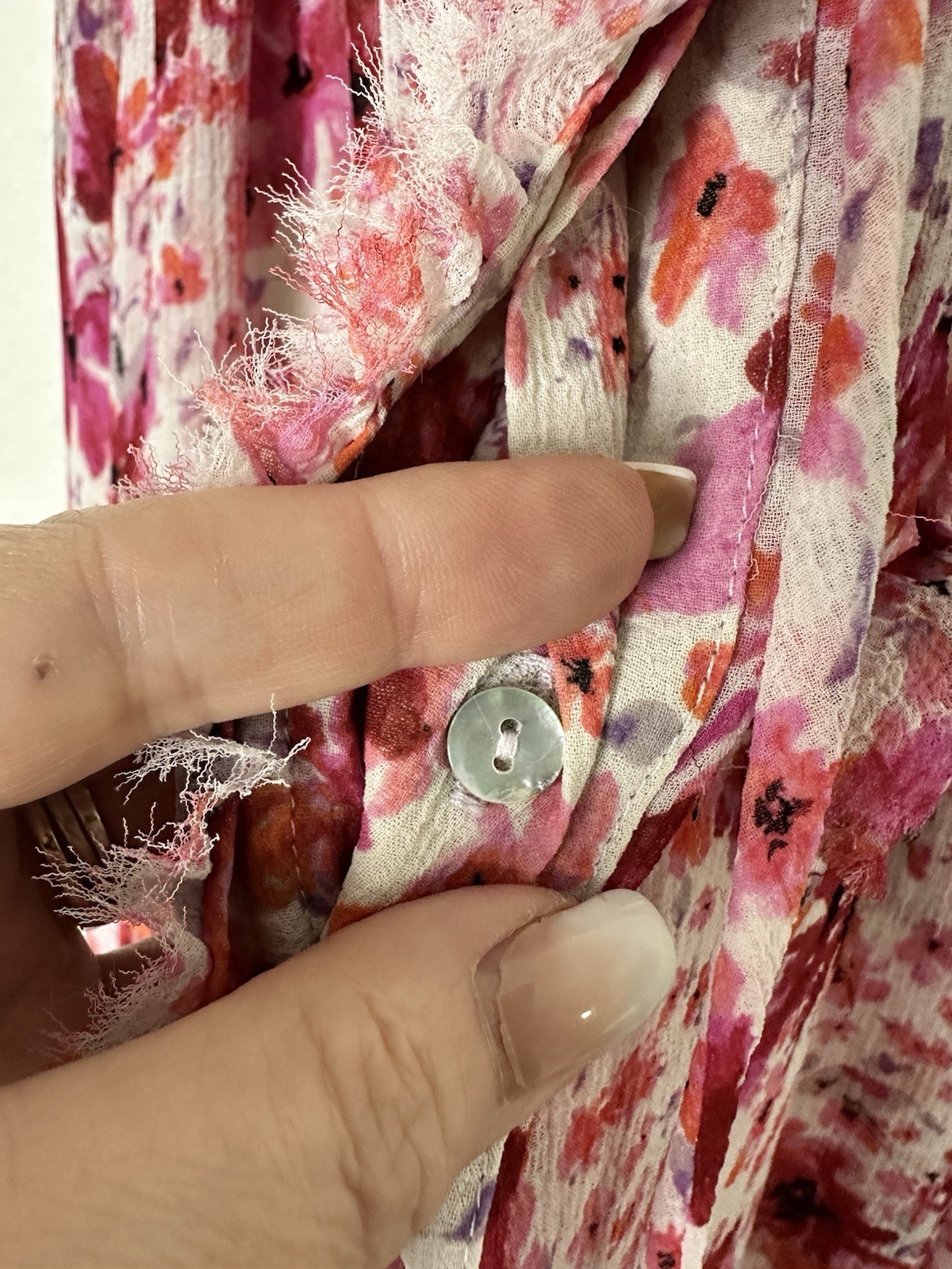 MISA Los Angeles Aurelie Floral Ruffled Maxi Dress Small Hi Lo Luxury Party $450