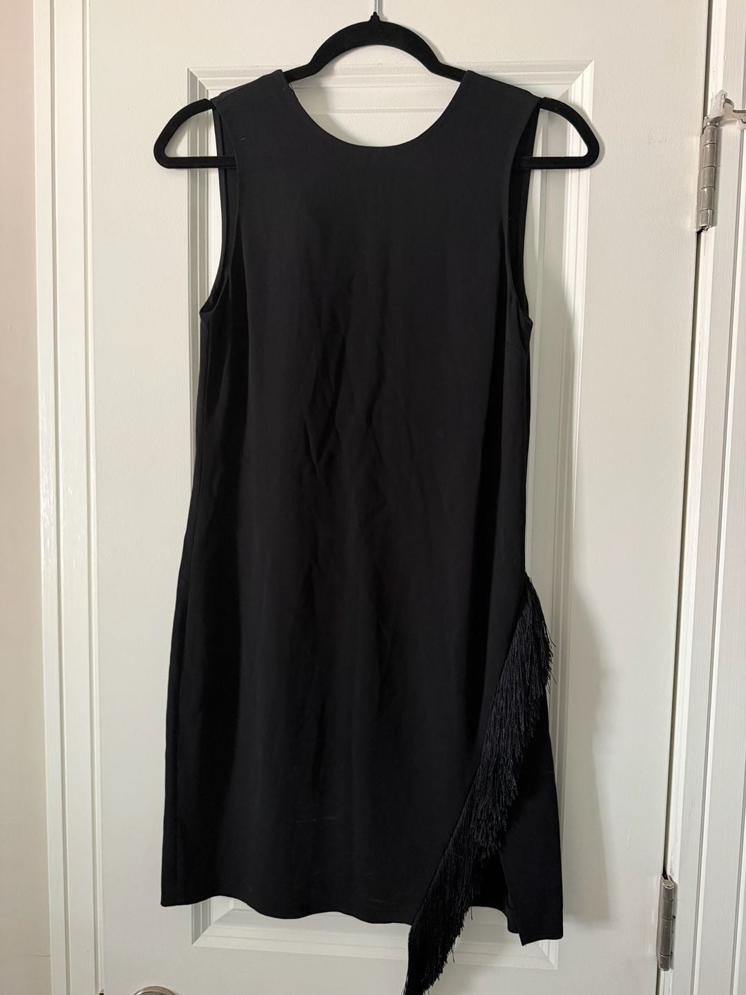 A.L.C. Lottman Fringe Viscose Blend Dress 0