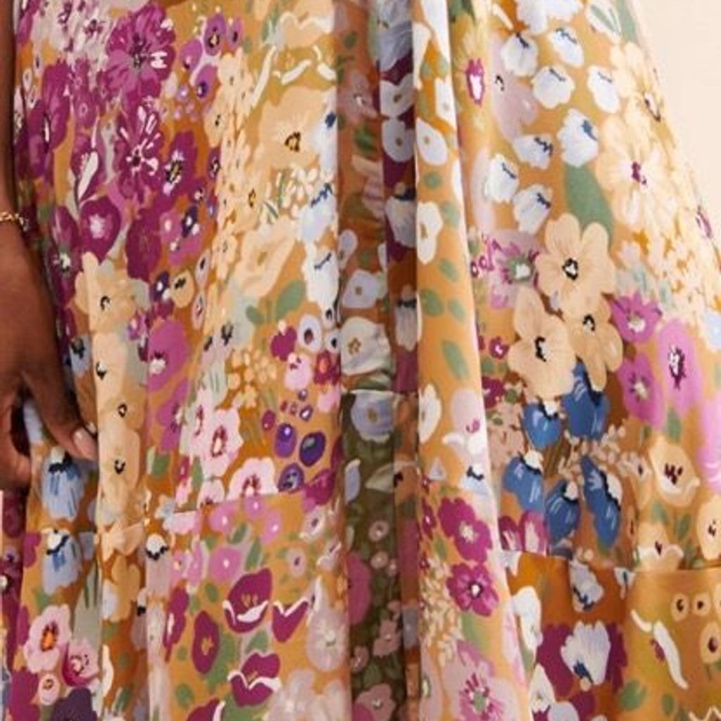 Especia from Nuuly Jerónima Halter Neck Floral Print Maxi Dress