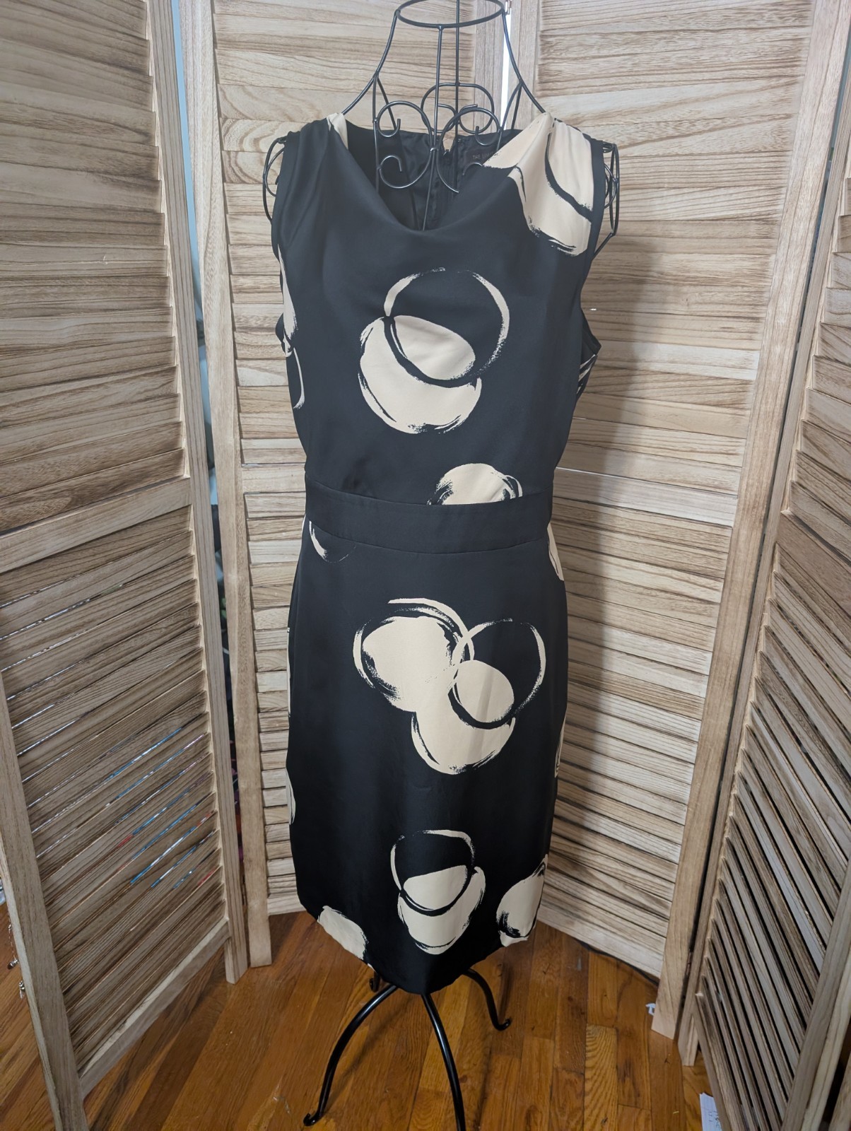 The Limited Dress Black & Beige Patterned Sleeveless Women’s Size 6