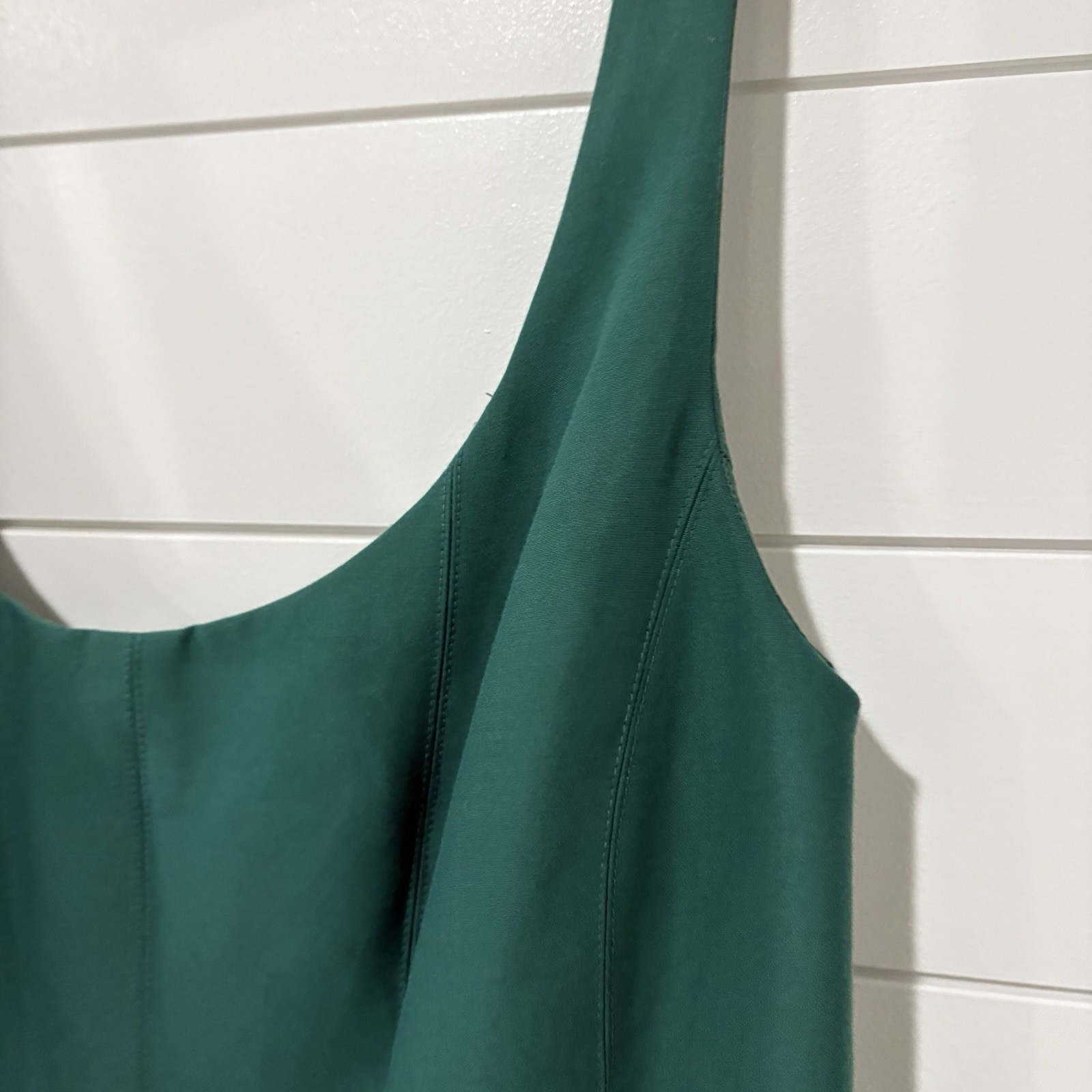 Halston Heritage | Faille Tulip Mini Dress Green Holiday Party NWT- Size 12