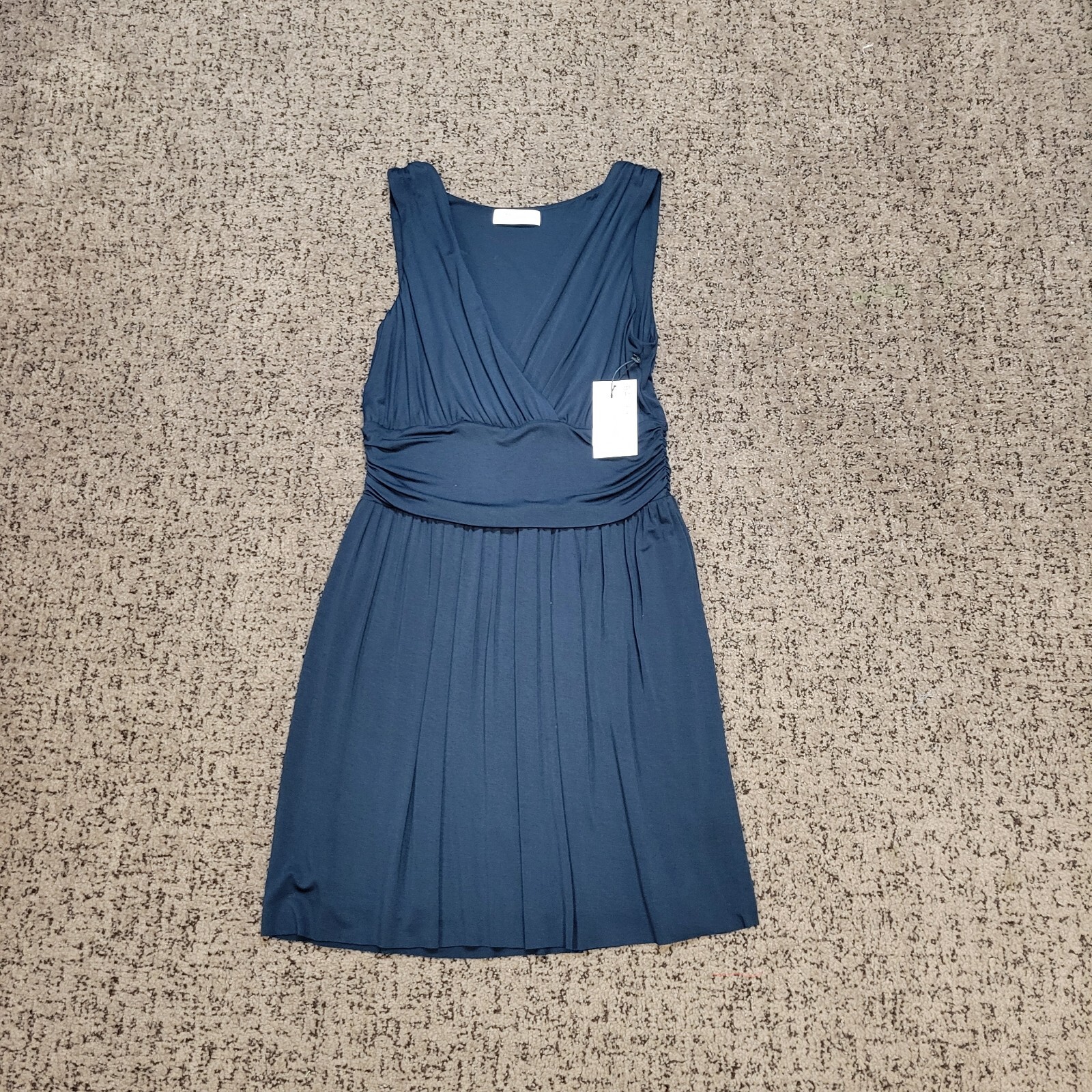 $180 New BAILEY 44 Midnight Blue Women’s Size LARGE Macedonian Dress USA MADE