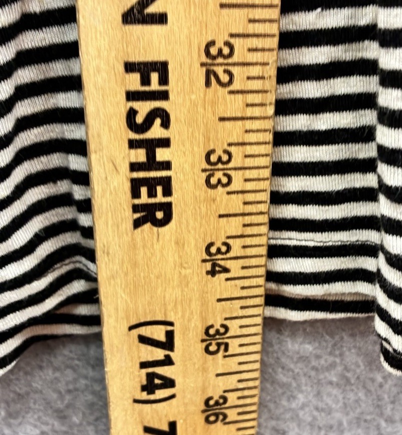 New Rip Curl Black Jersey Striped Dress Size L Festival Coastal Beach Midi