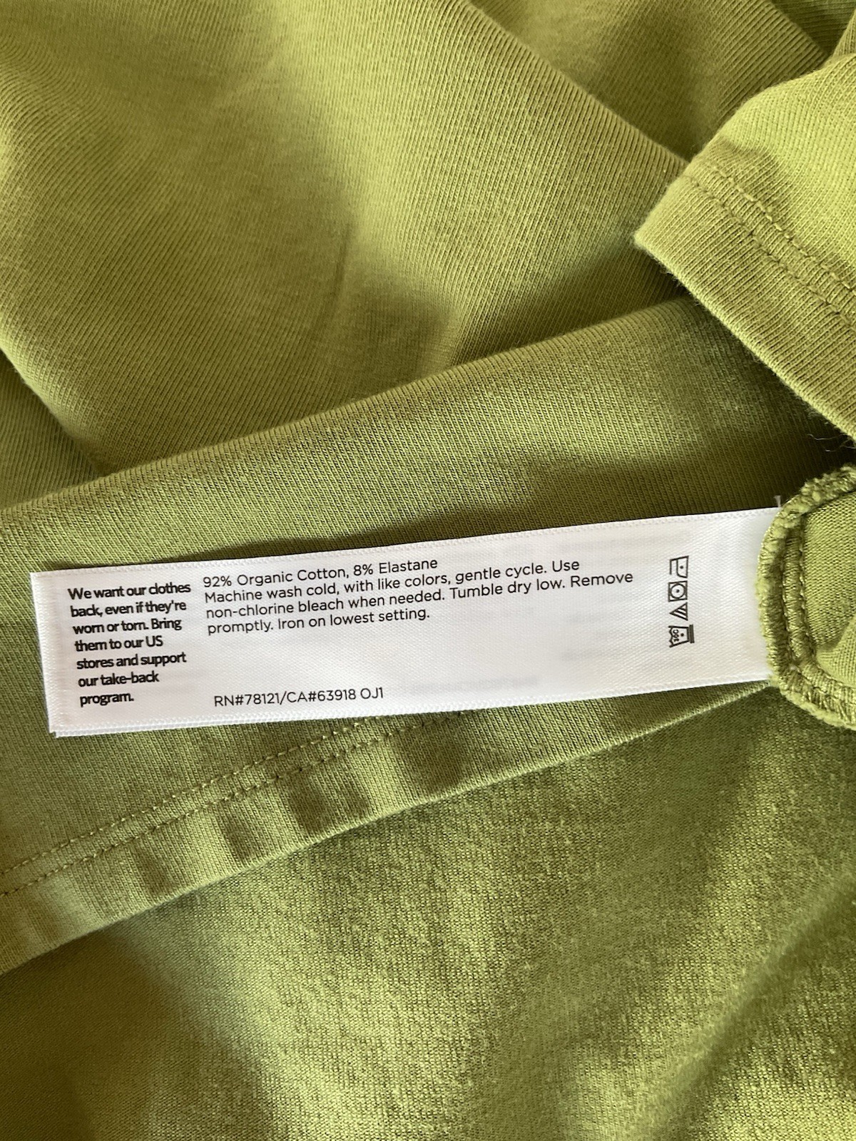 🍏Eileen Fisher Organic Cotton Sage Green Sleeveless Knit Midi Dress Size Med
