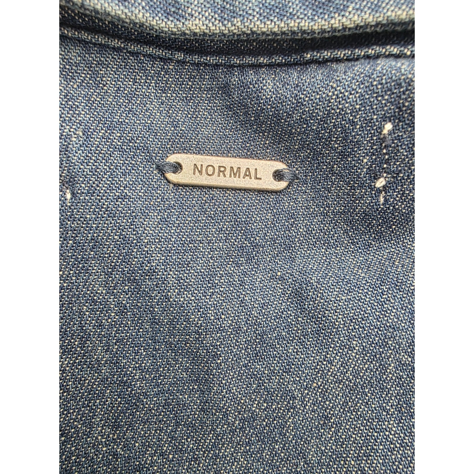 The Normal Brand Long Sleeve Cotton Denim Shirt Dress Size Medium