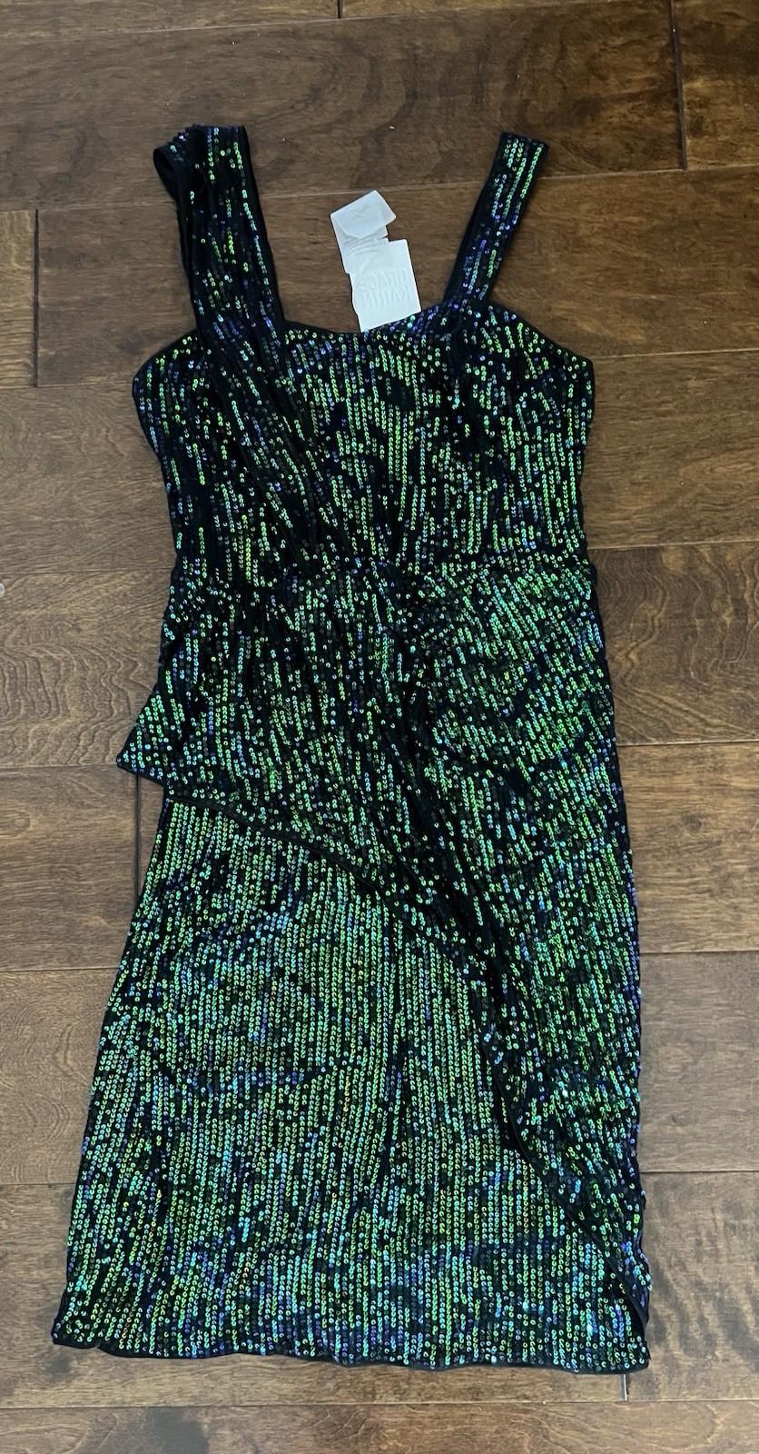 Grace Karen NWT Size M Green Sequence Cocktail Formal Dress