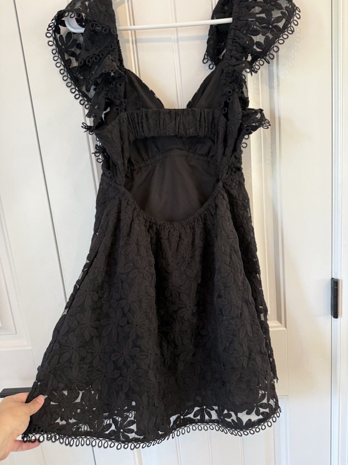 Lost + Wander Women’s Madonna Mini Dress Black Lace Small New With Tags