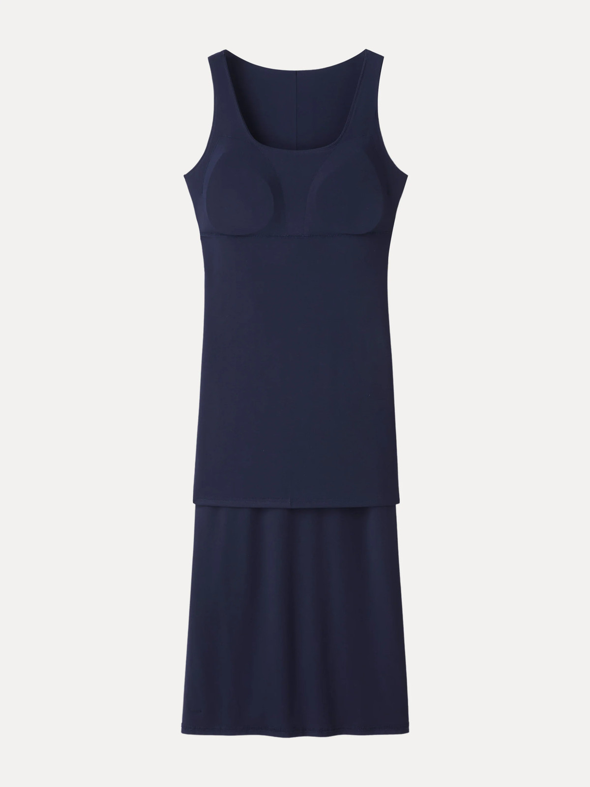OGL Back Smoothing Bandless Square Neck Midi Bra Dress