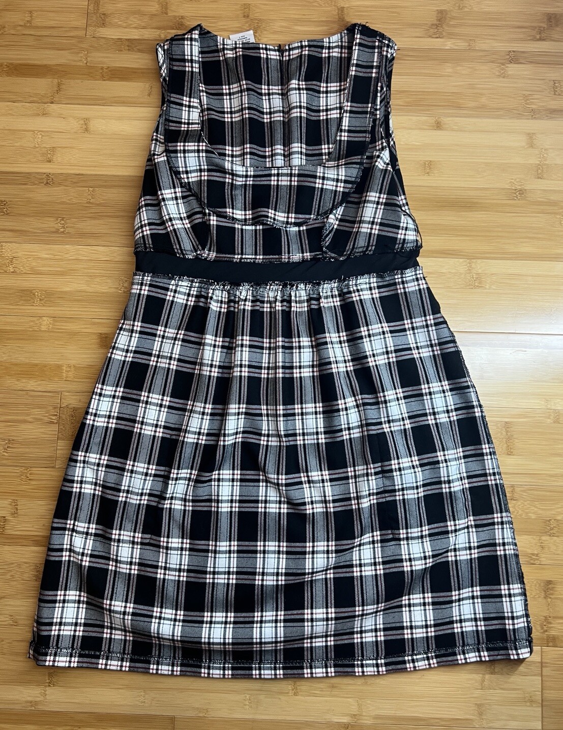 Speechless Women’s Plaid/tartan Clueless Academia Jumper Dress W/Pockets|Size:7