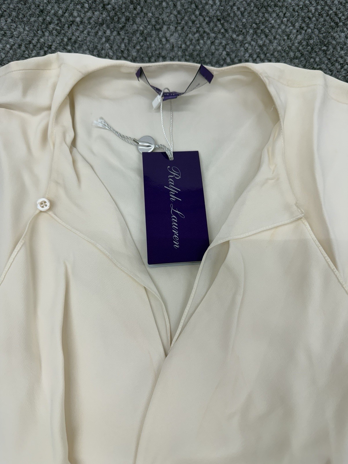 Ralph Lauren Purple Label Collection Women’s 2 Chantel Ruffle Front Dress – Read