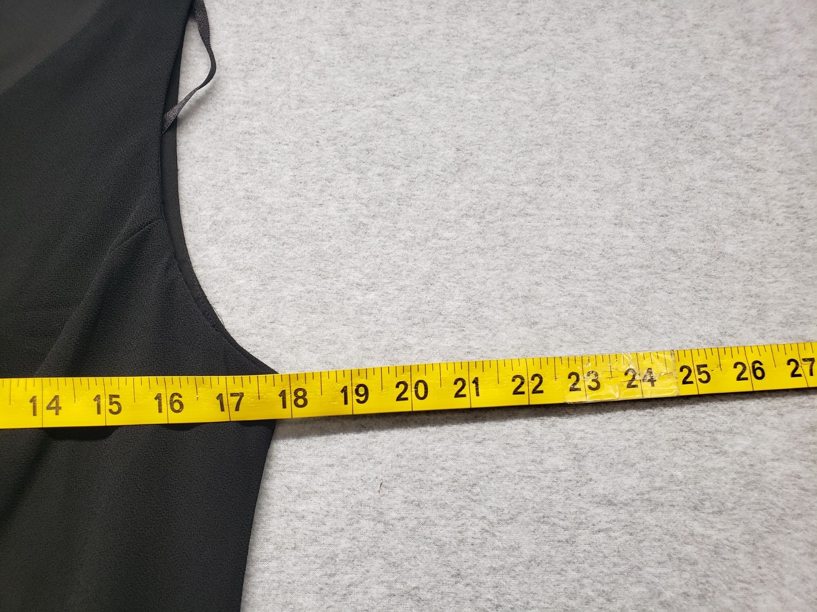 Studio I Women Dresses 16 Black Round Neck Sleeveless Ruffled Hem Logo Outdoor
