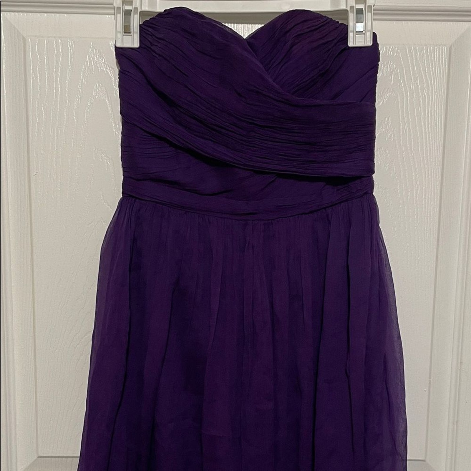 J.Crew Grecian Style Strapless Dress with Empire Waist and Ruching