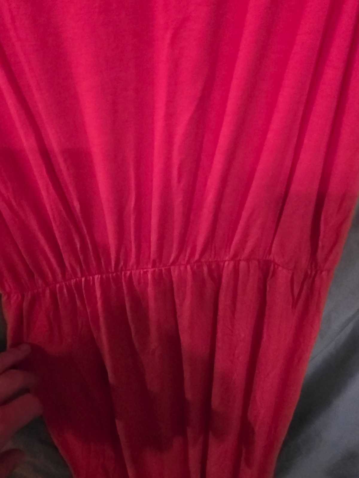 NWT Caslon Jersey Stretch Sleeveless Maxi Dress Red Size M