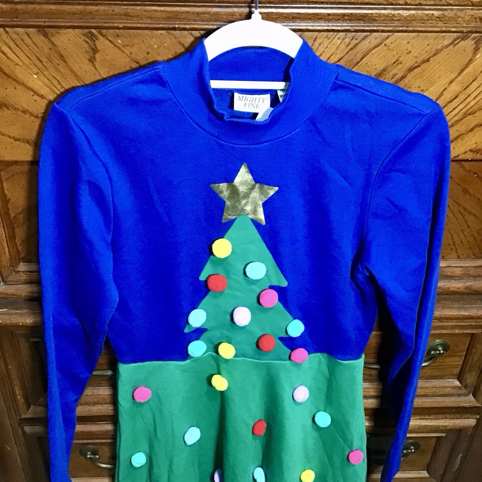 NWT Mighty Fine Christmas Tree Dress Size S