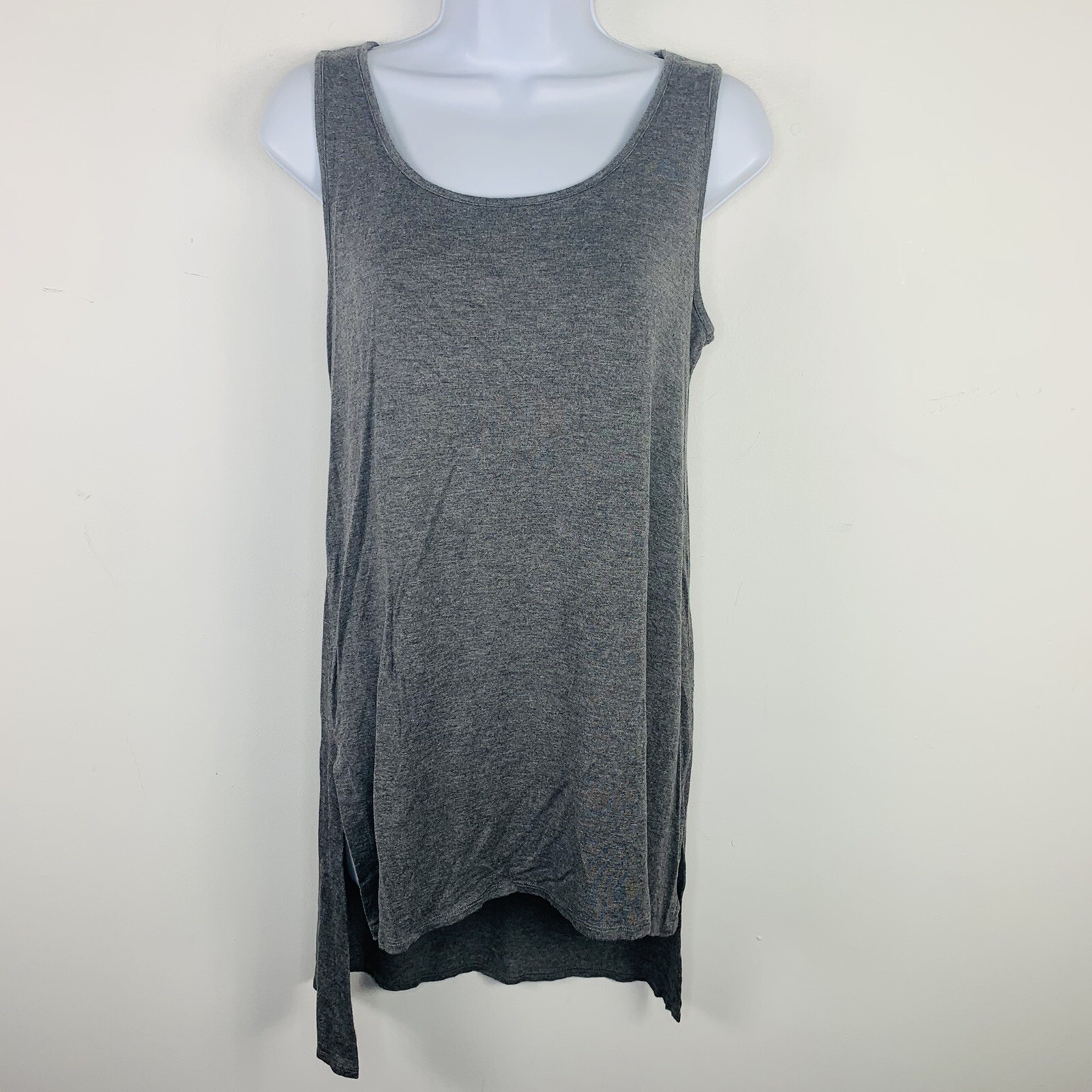 J O & Co Womens Dress sz S Gray Minimalist Casual Chic Clean Girl Core