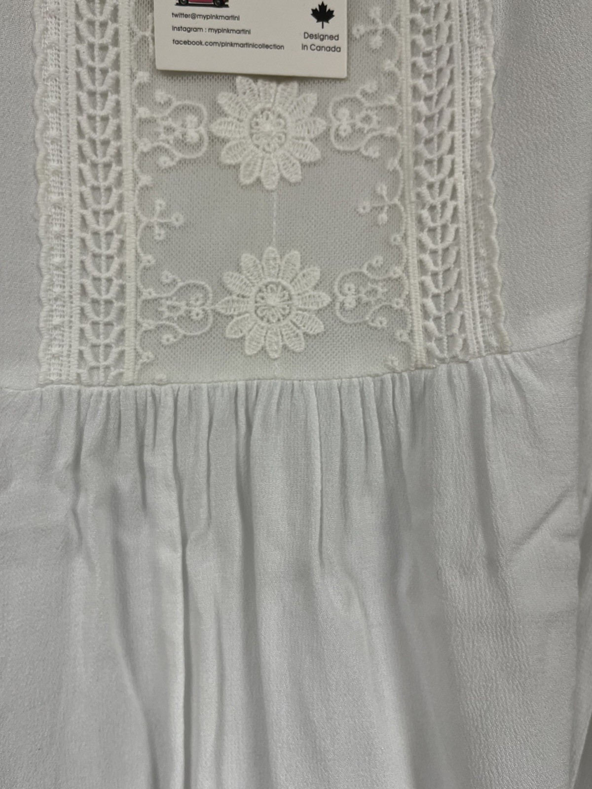 Pink Martini Collection The Venus Dress White Sleeveless Size XS DR-71681 NWT