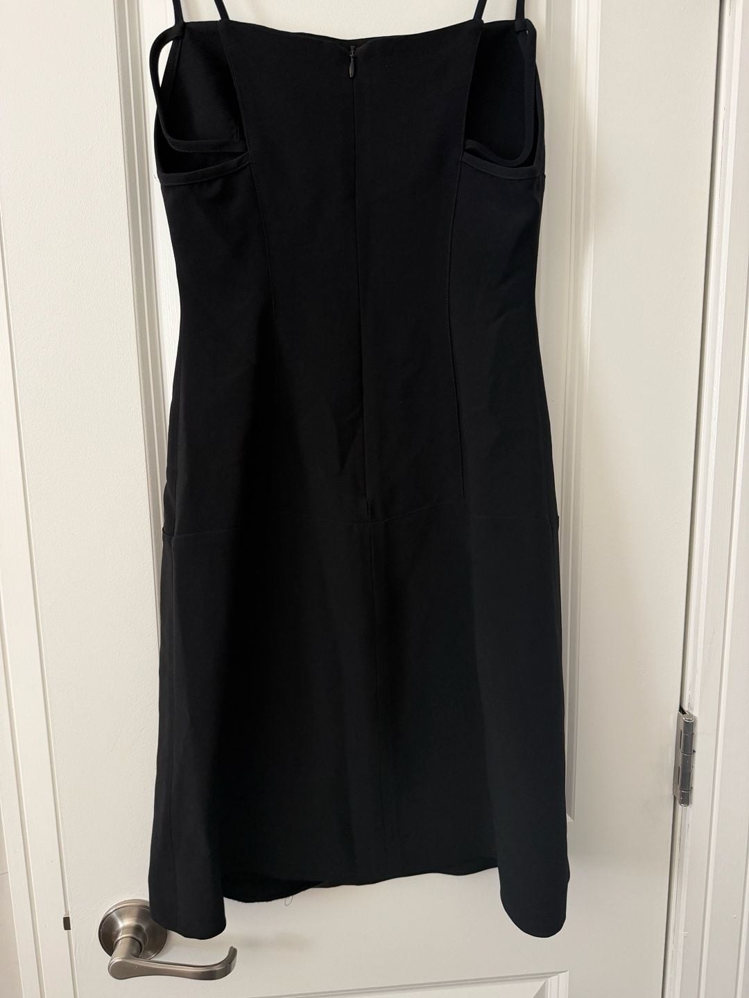 Claude Montana Paris Vintage Strapless Black Abito Dress