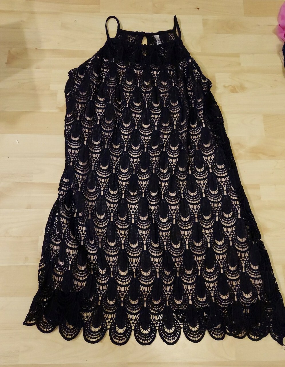 R N B Black Casual Stylish Dress Size L Cute Spring Summer Fall