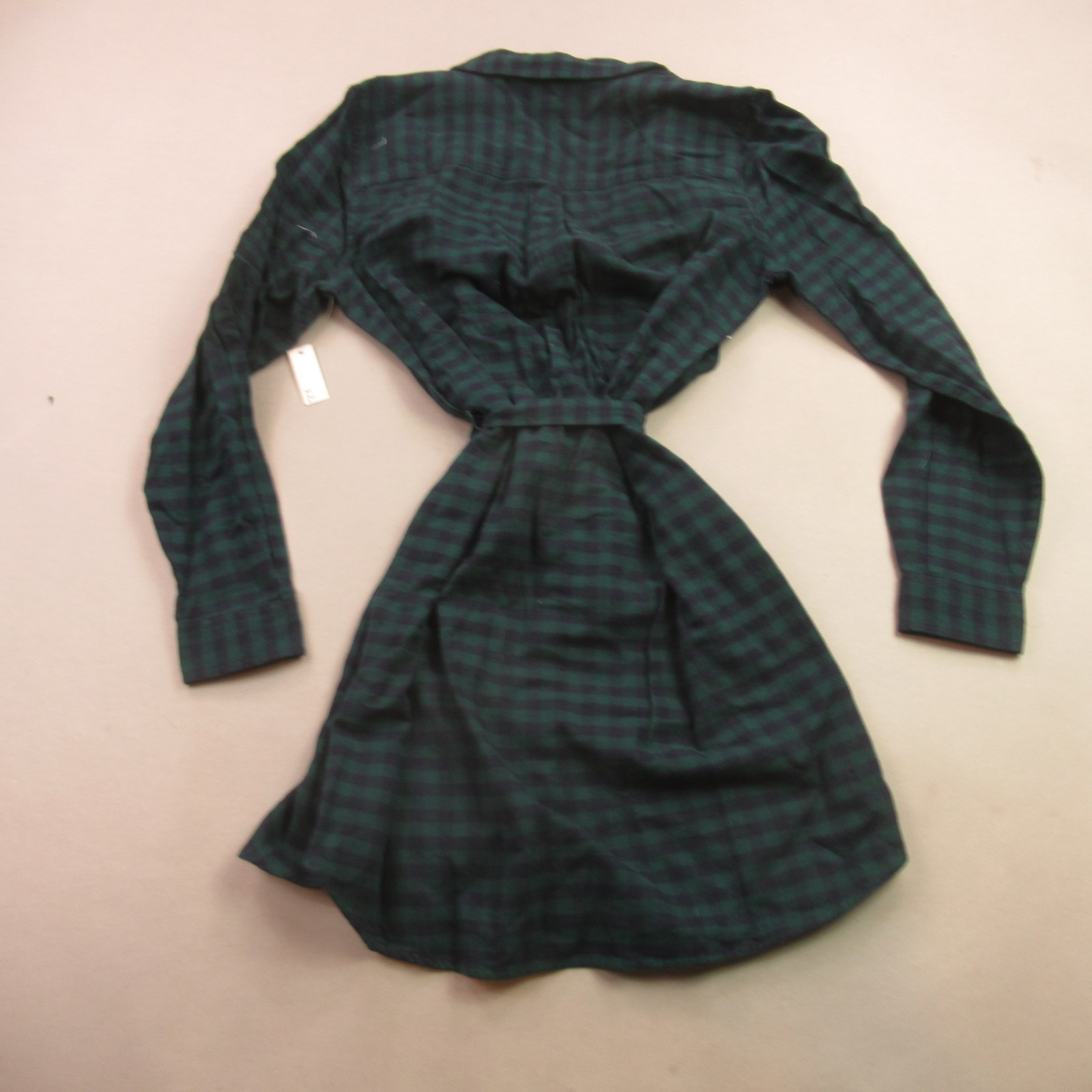 Goodthreads Dress Womens Medium Long Sleeve Button Front Lightweight Casual